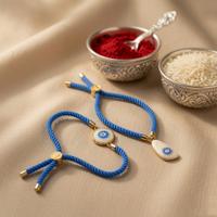 Glowing Evil Eye Couple Bracelet Bands