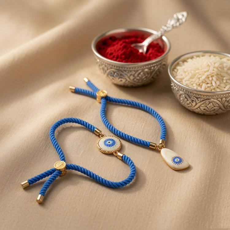 Glowing Evil Eye Couple Bracelet Bands