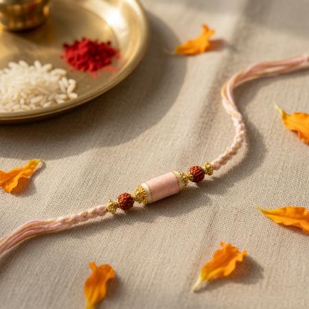 Soft Pink Spiritual Rakhi