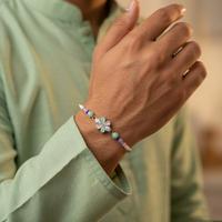 Crystal Bloom Dori Rakhi