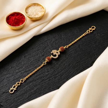 Radiating Om Bracelet