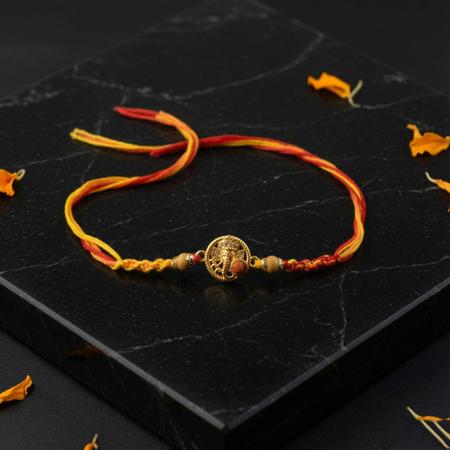 Divine Ganesh Rudraksh Rakhi