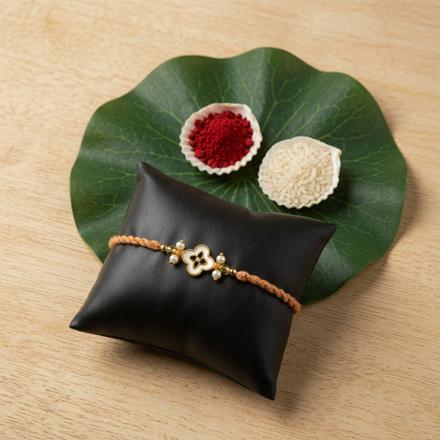 Mother of Pearl Blossom Rakhi