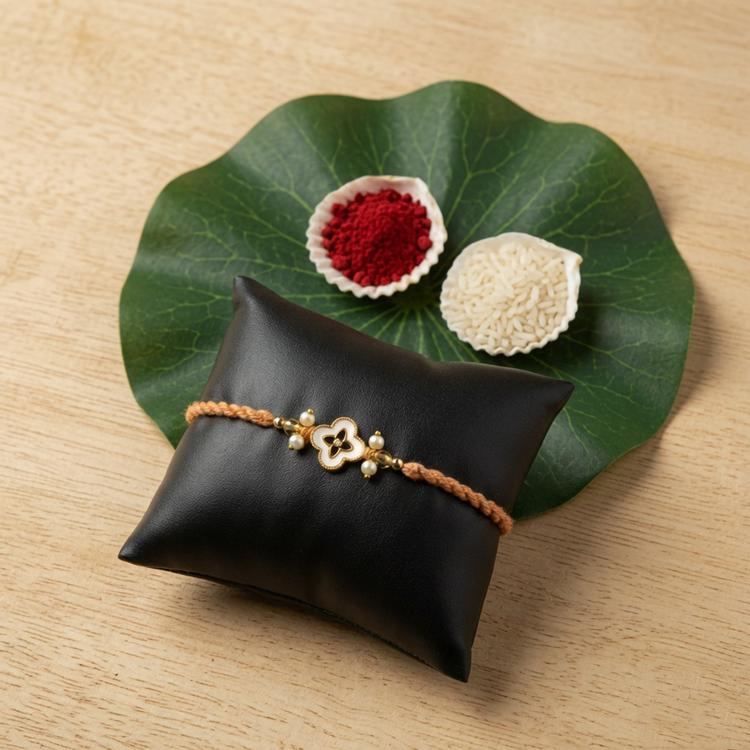 Mother of Pearl Blossom Rakhi