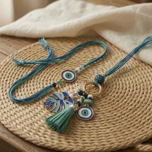 Modern Charms Evil Eye Rakhi and Lumba
