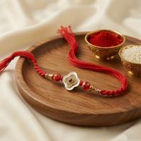 Triple Layer Floral MOP Rakhi