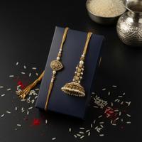 Royal Kundan Pearl Lumba with Rakhi