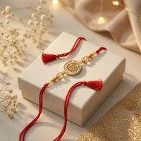 Khanda Heritage American Diamond Rakhi