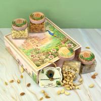 Royal Peacock Dry Fruits Rakhi Hamper