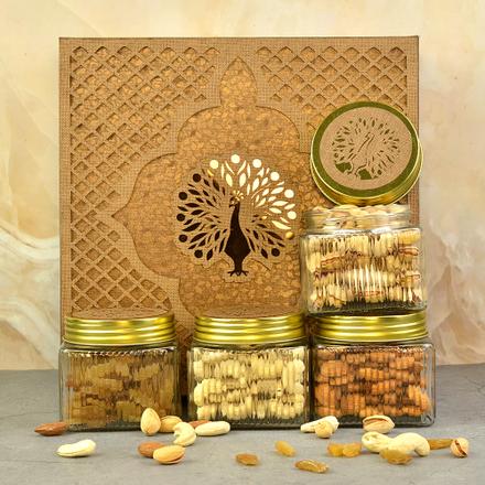 Wooden Dry Fruit Gift Box