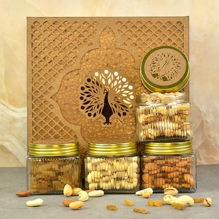 Wooden Dry Fruit Gift Box