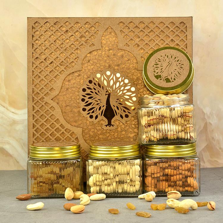 Wooden Dry Fruit Gift Box