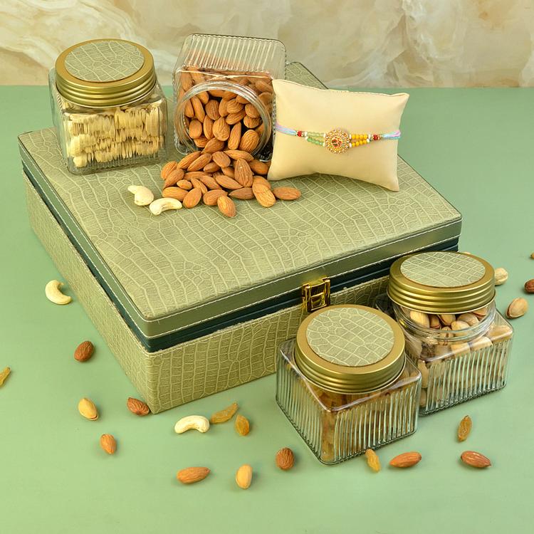 Gorgeous Green Dry Fruit Hamper