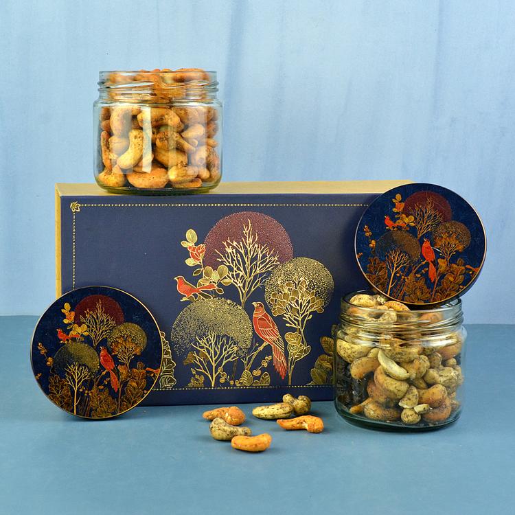 Royal Blue Assorted Kaju Hamper
