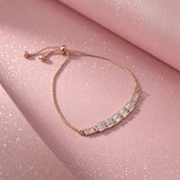 Clear Crystal Bead Bracelet