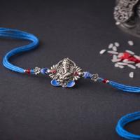Divine Blue Ganesh Rakhi