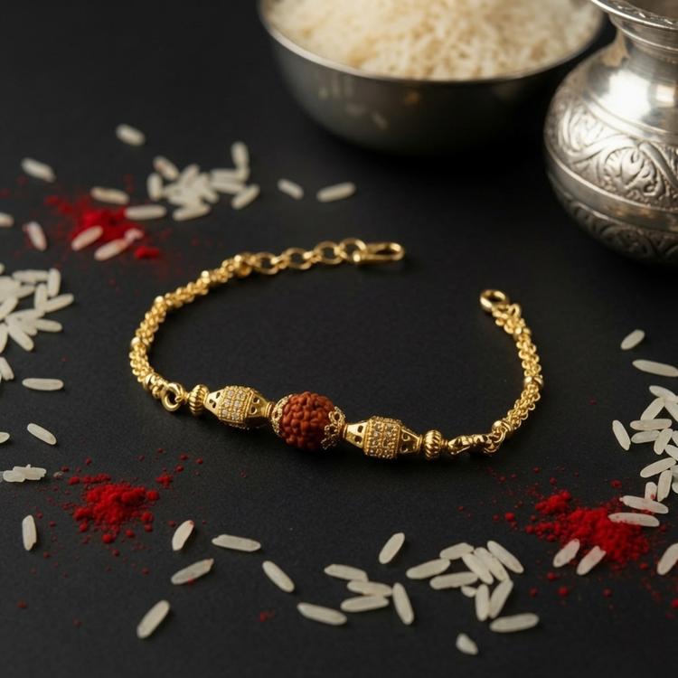 Divine Rudraksh Bracelet Rakhi