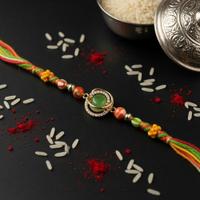 Emerald Orbit Rakhi