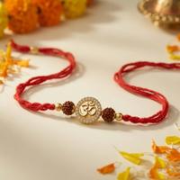 Divine Om Rudraksha Rakhi