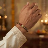 Sacred Om Beaded Rakhi