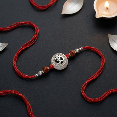  Sacred Om Aura Circle Rakhi