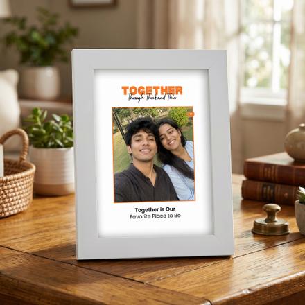 Personalized Together Forever Photo Frame