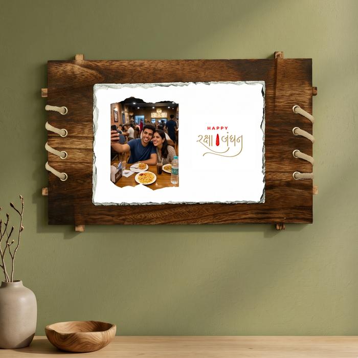 Raksha Bandhan Personalized Photo Rock