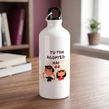 Tu Toh Adopted Hai Personalized Bottle