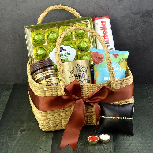 Bro You're The Best Rakhi Basket
