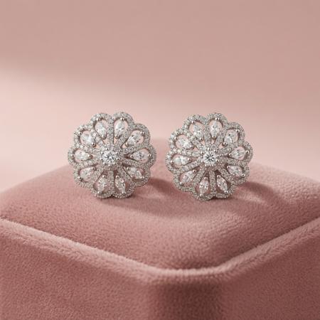 Floral Stud Earrings