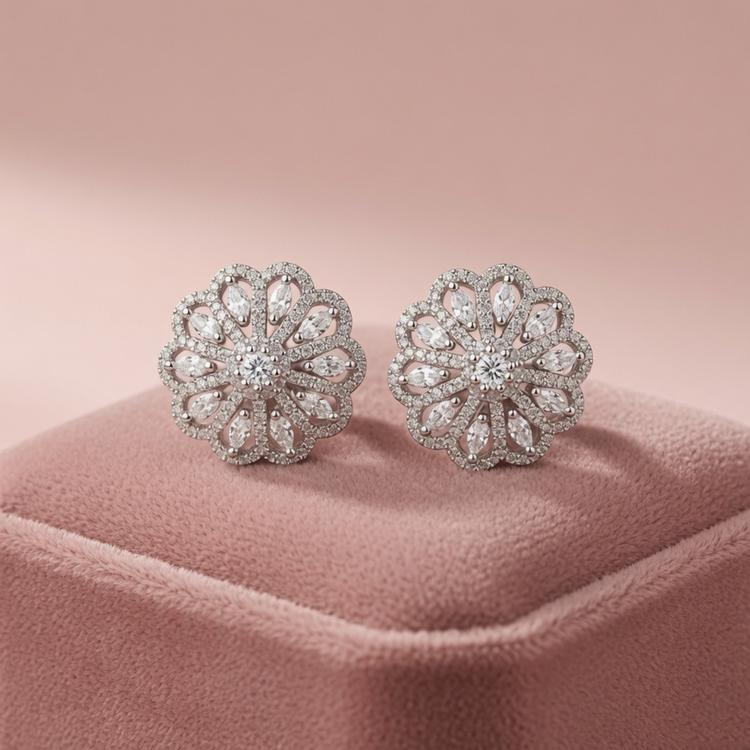 Floral Stud Earrings