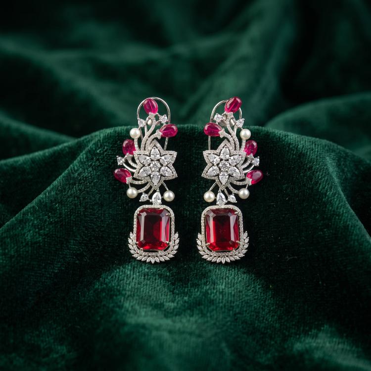 Imperial Floral Drop Earrings