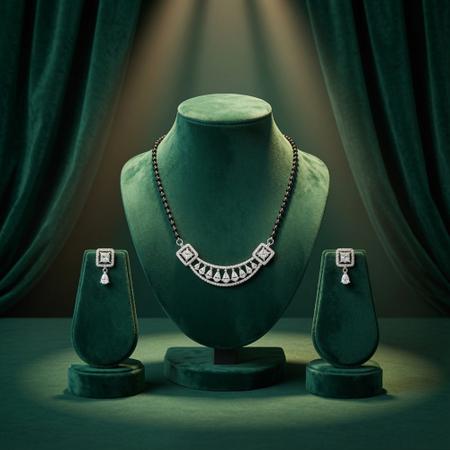 Graceful Mangalsutra & Earring Set