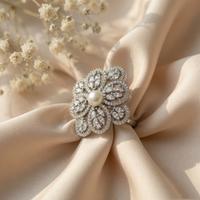 Ornate Floral Statement Ring