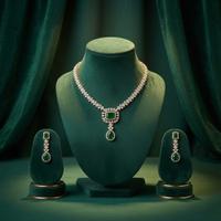 Green Grandeur Necklace Set