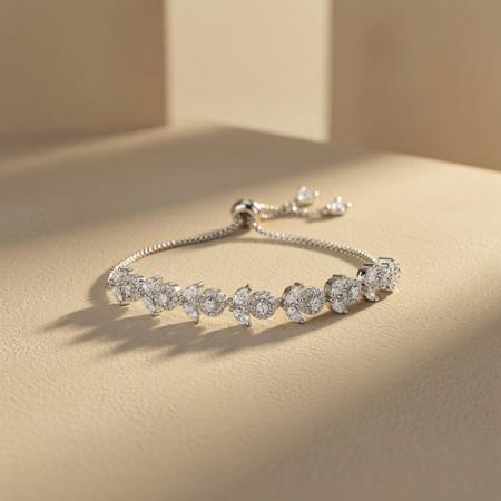 Silver Studded Bracelet