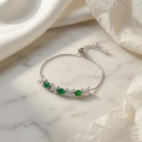 Glorious Green Studded Bracelet