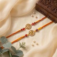 Golden Om & Ganesh Set