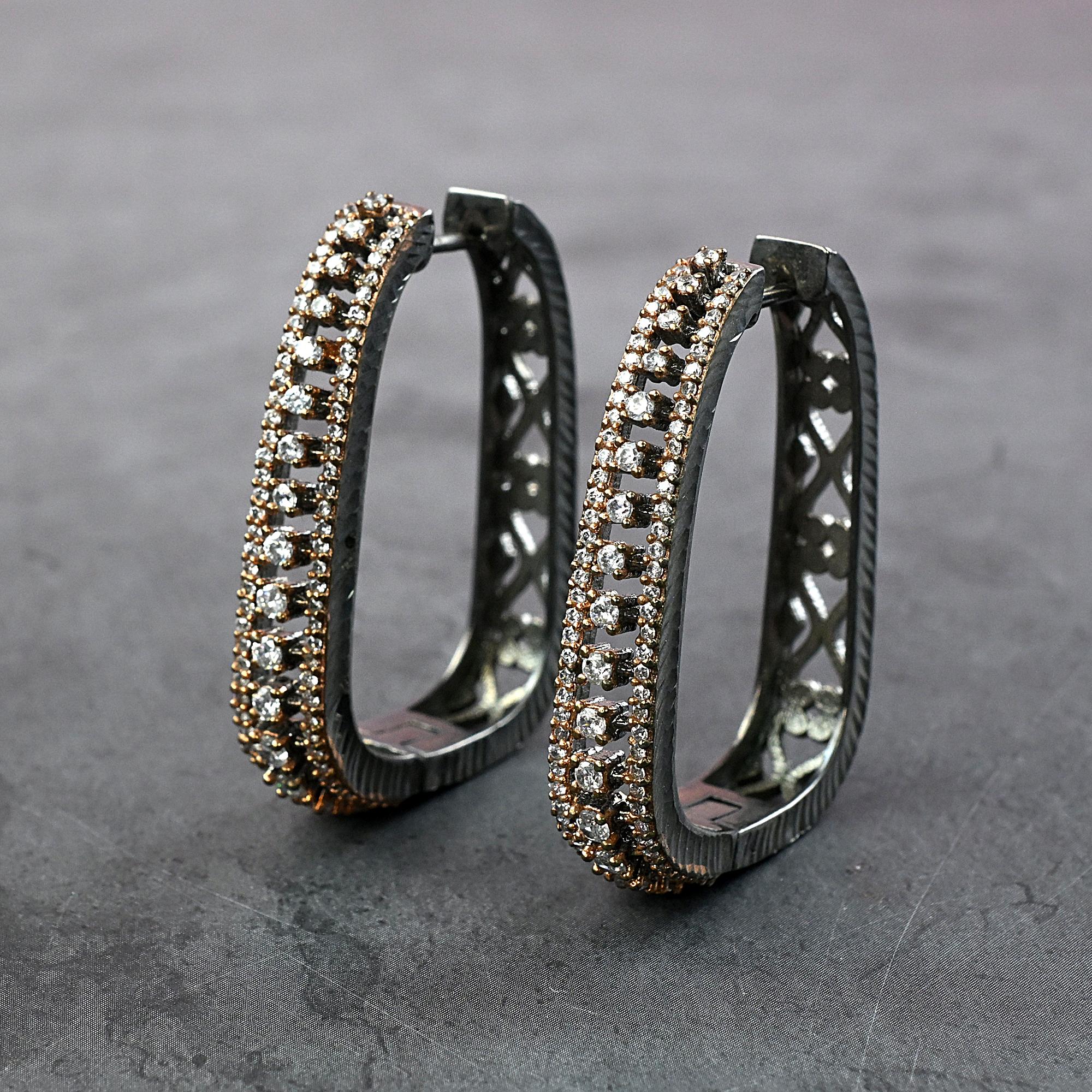 Geometric Hoop Earrings