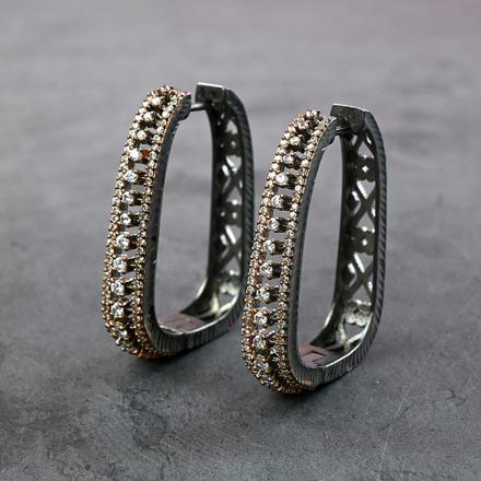 Geometric Hoop Earrings