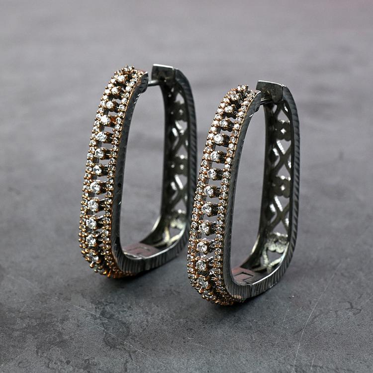 Geometric Hoop Earrings