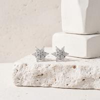 Floral Studded Earrings