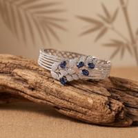 Designer Leaf Studded Bracelet