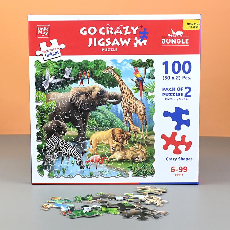 Go Crazy Jigsaw Puzzle- Jungle