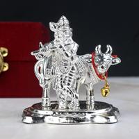Lord Krishna with Cow Idol