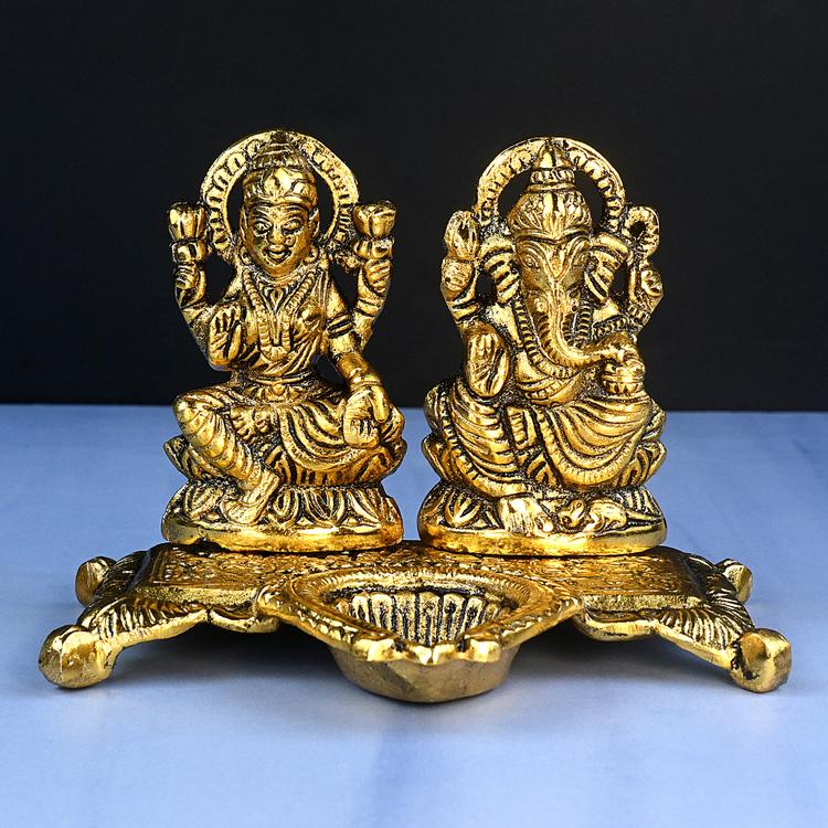 Lakshmi Ganesh Diya 