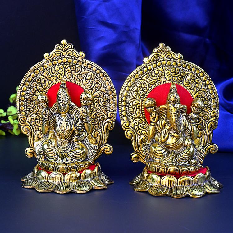Lakshmi Ganesha Idol Set