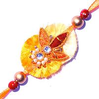 Yellow Floral Rakhi