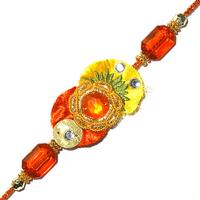 Stone Satin Rakhi.