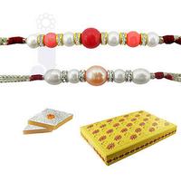 Exellent Pearl Rakhi Combo